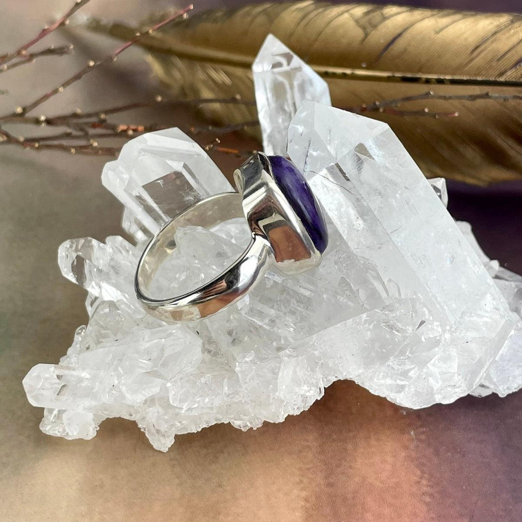 Sugilite Silver Ring