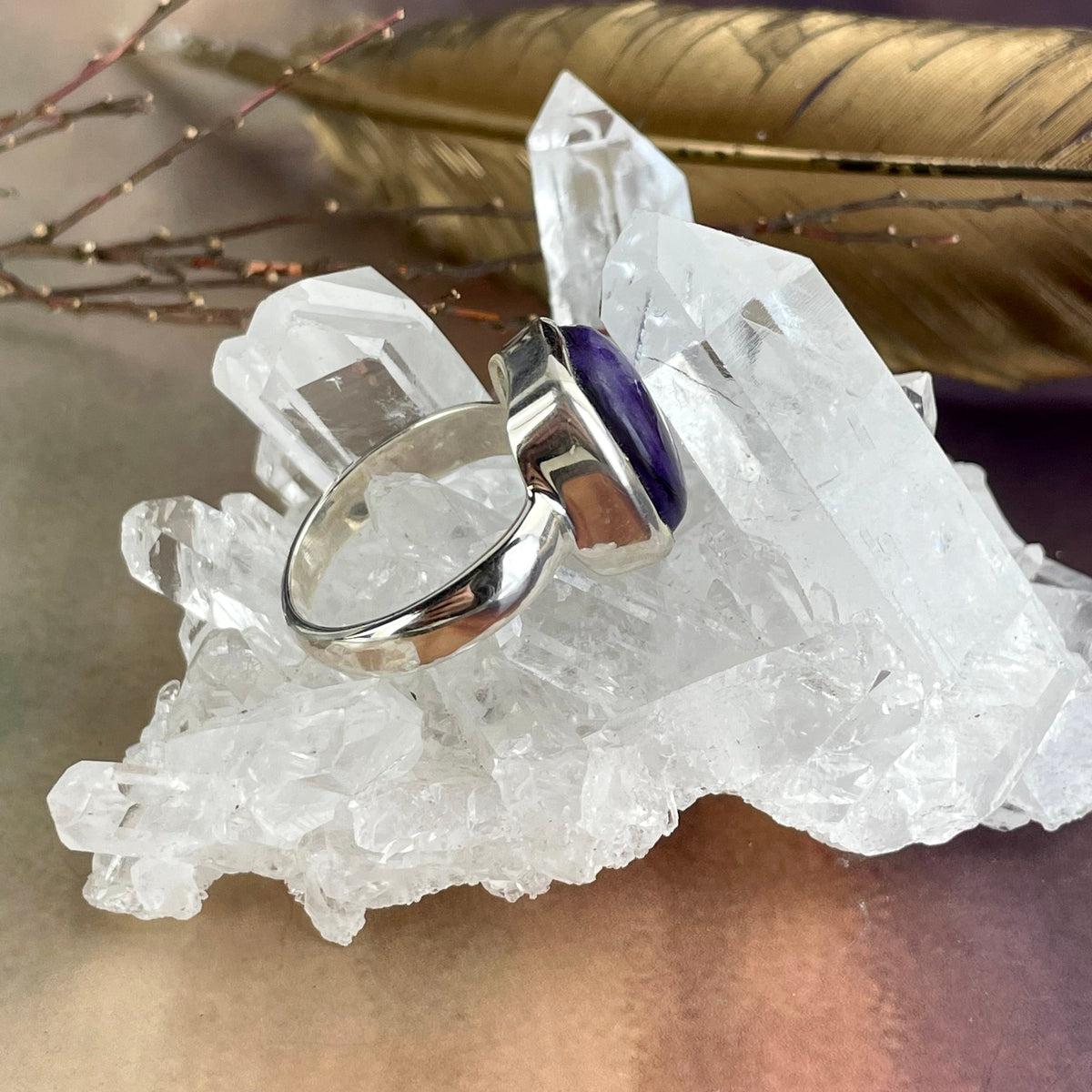 Sugilite Silver Ring