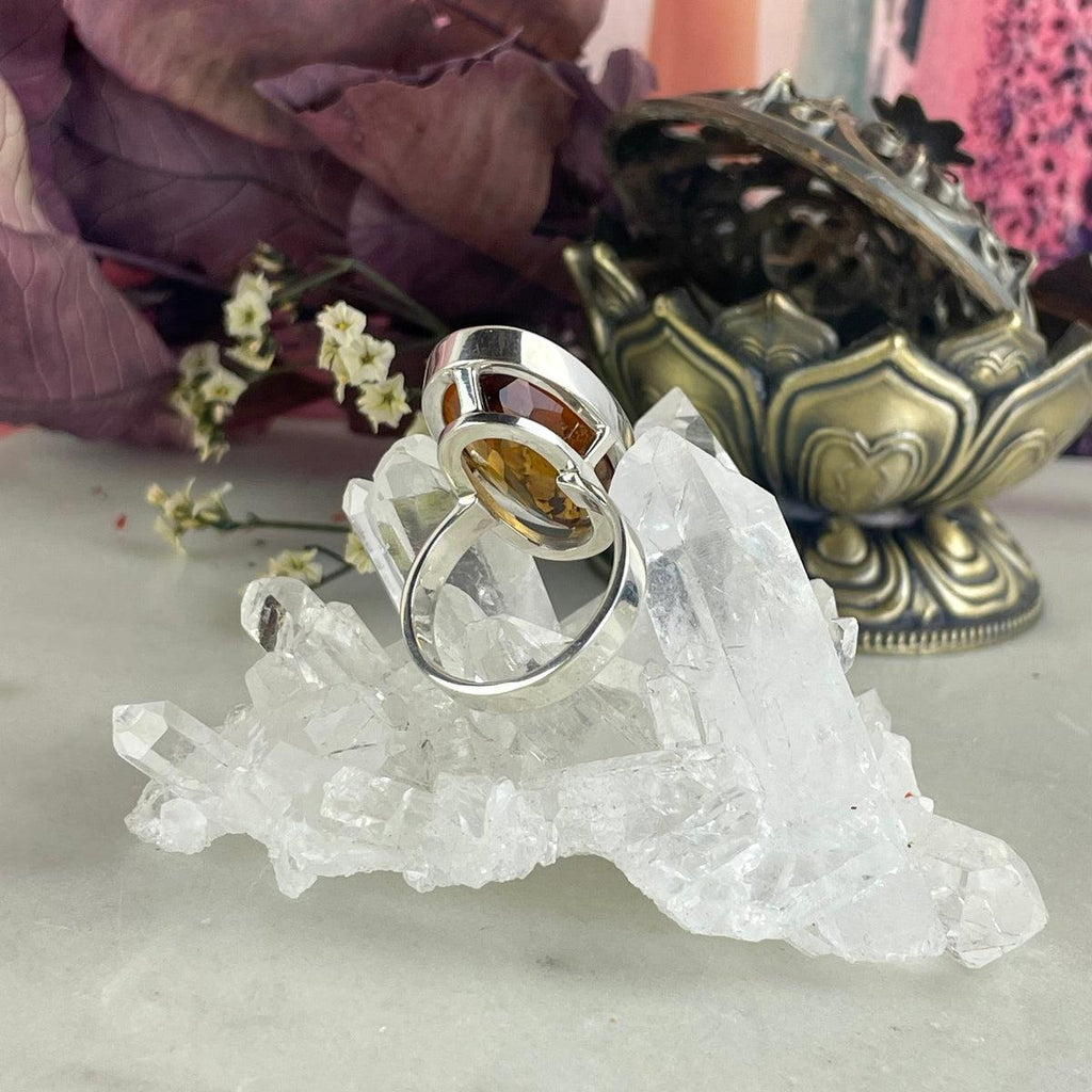 Oval Citrine Ring