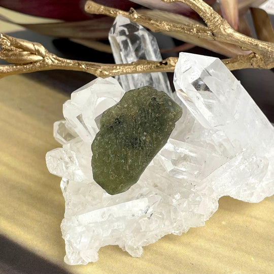 Authentic Raw Moldavite Piece 4.16g