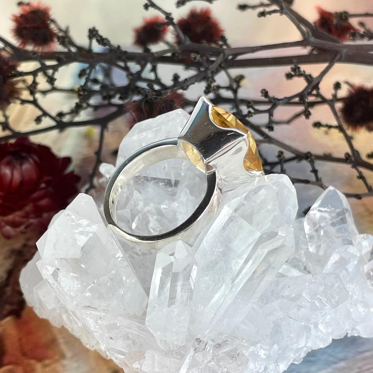Citrine Ring For Small Finger