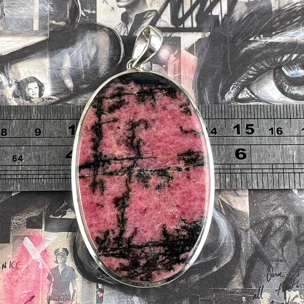 Rhodonite Unisex Pendant