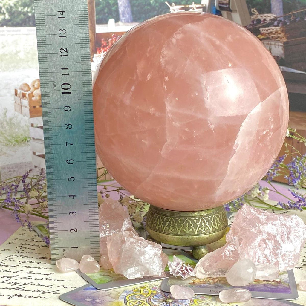 Large Rose Quartz Sphere