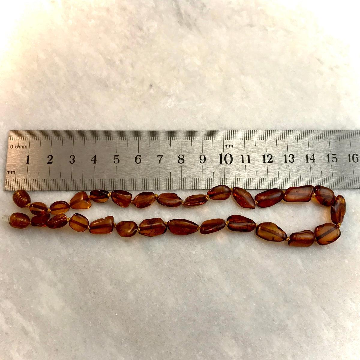 Baltic Amber Baby Bead Necklace