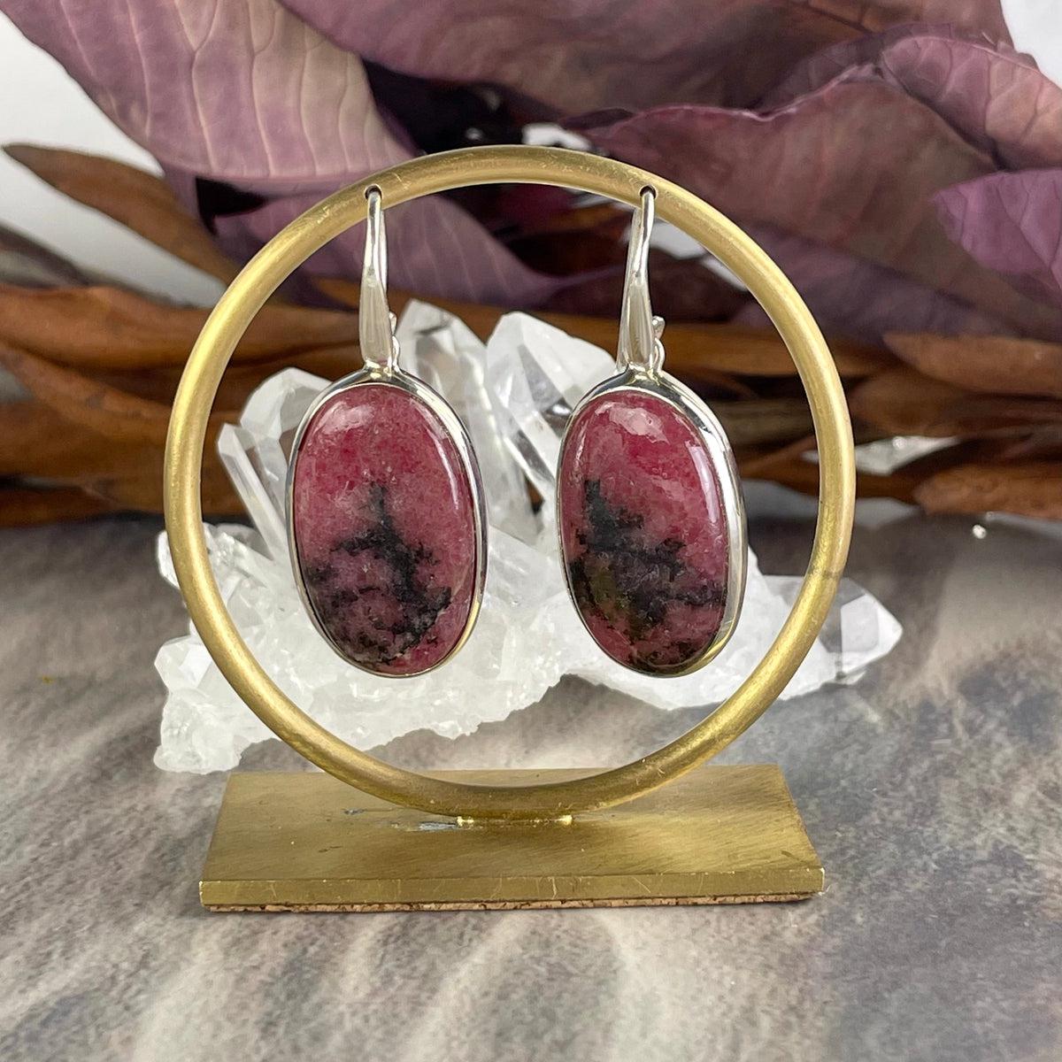 Pink And Black Stone Jewellery