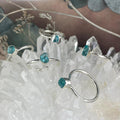 Raw Apatite Gemstone Ring