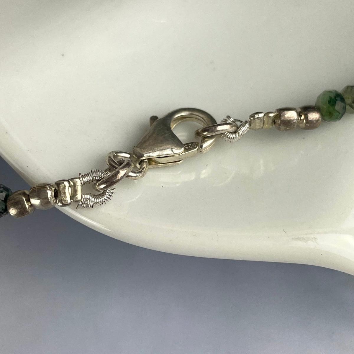 Ruby In Zoisite Bead Necklace