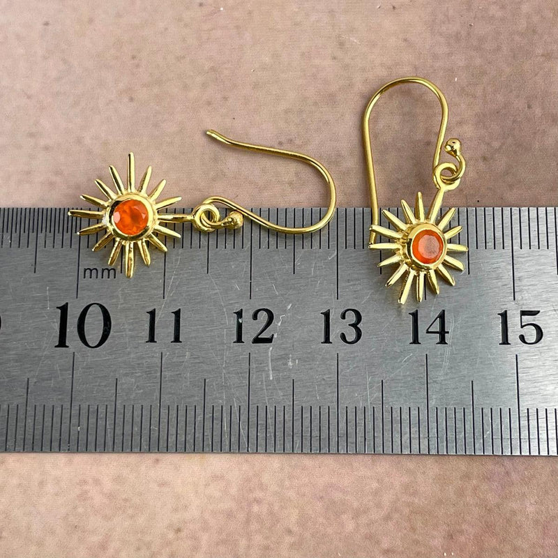 Gold Sun Crystal Jewellery