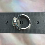 Prehnite Double Band Ring