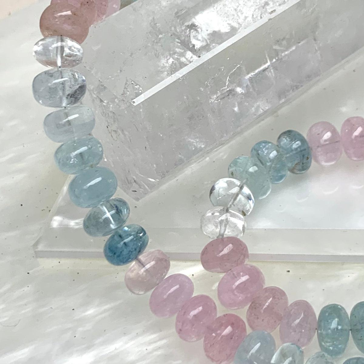 Morganite & Aquamarine Necklace