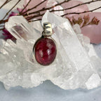 Watermelon Tourmaline Oval Pendant