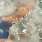 Rainbow Moonstone Stud Earrings