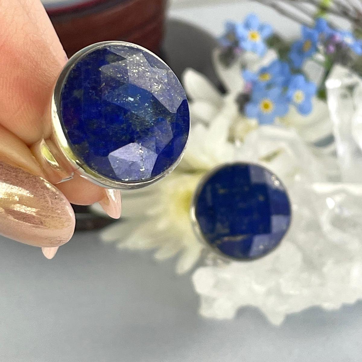 Blue Stone Silver Ring