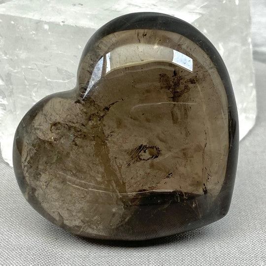 Smokey Quartz Crystal Hearts
