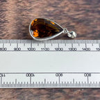 Yellow Brown Crystal Pendant
