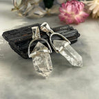 Tibetan Quartz Raw Small Double Terminated Point Pendant