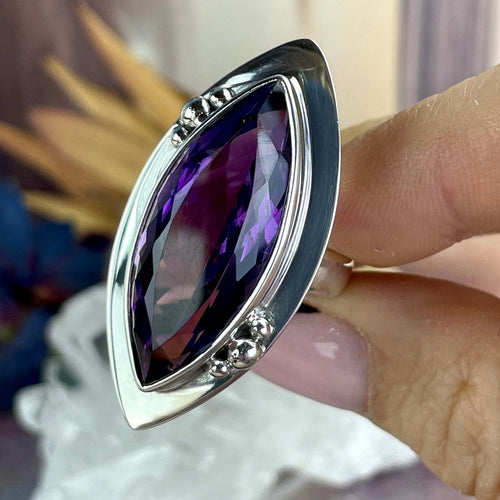 High Grade Amethyst Ring