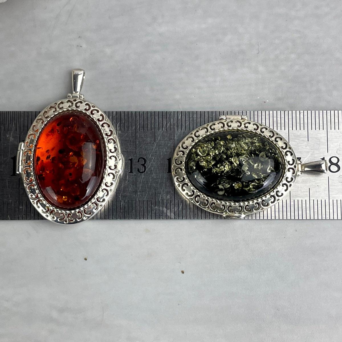 Baltic Amber Cabochon Pendant