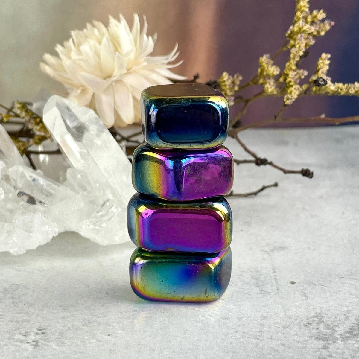 Rainbow Coloured Crystal
