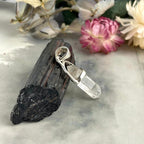 Tibetan Quartz Raw Small Double Terminated Point Pendant