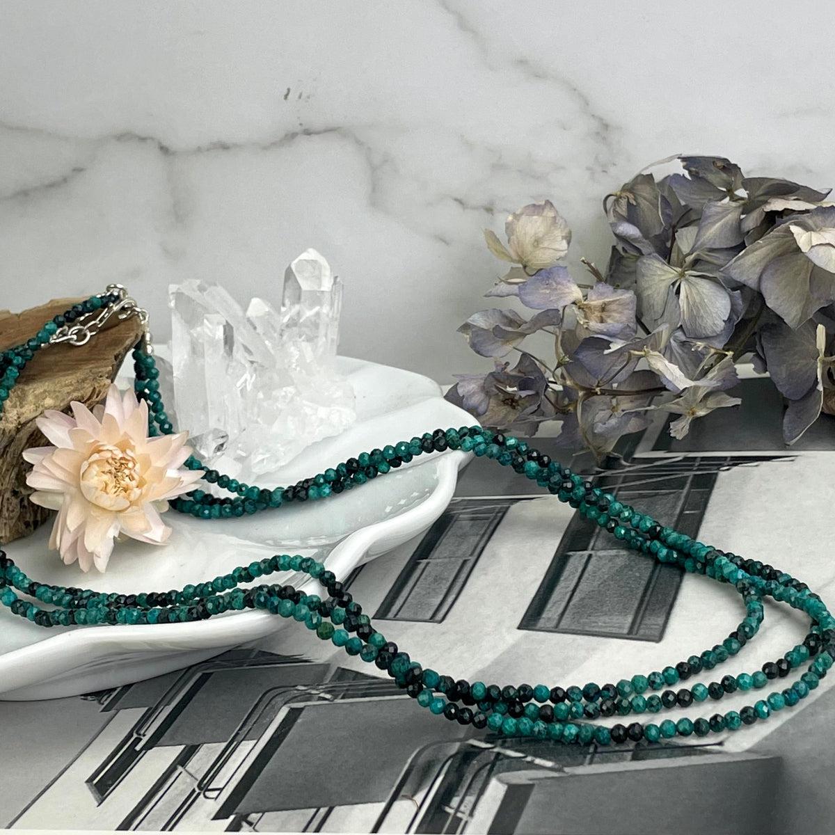 Chrysocolla Bead Necklace