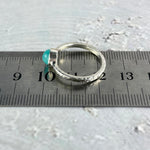 Aqua Coloured Stone Ring