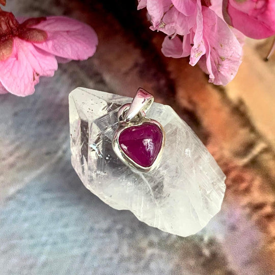 Ruby Heart Pendant