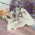 Fluorite Sterling Silver Earrings