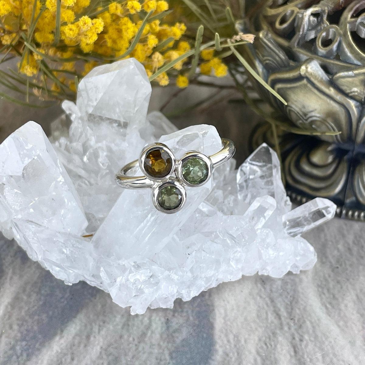 Green Tourmaline And Citrine Jewellery