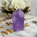 Amethyst Crystal With Rainbow