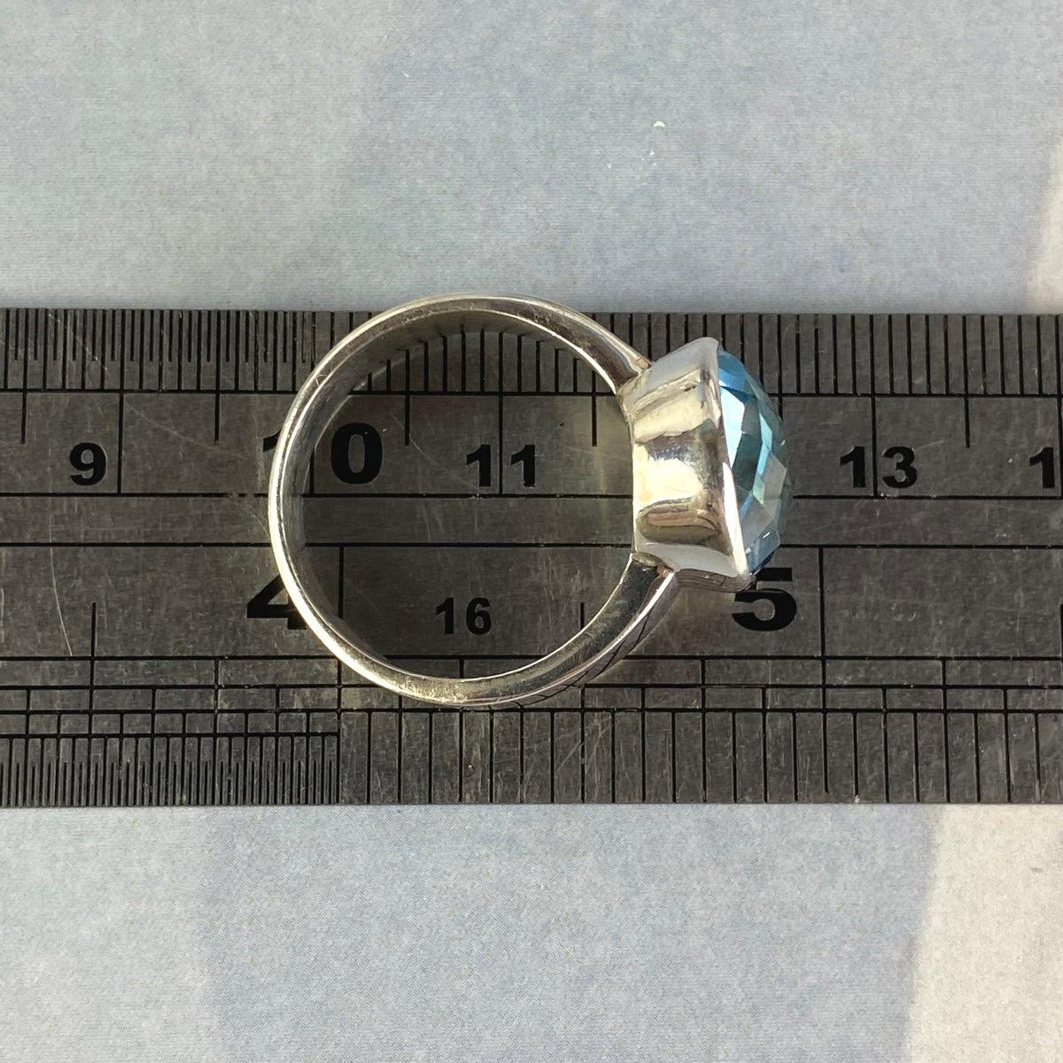 Blue Crystal Ring