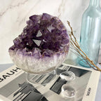 Amethyst Crystal Point Ball