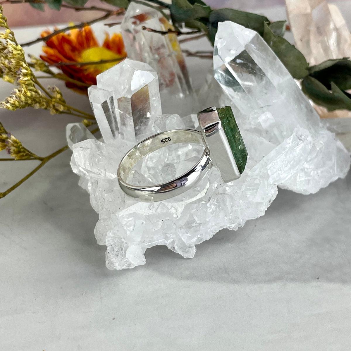 Heart Chakra Crystal Ring