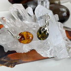 Amber Flower Bud Pendant