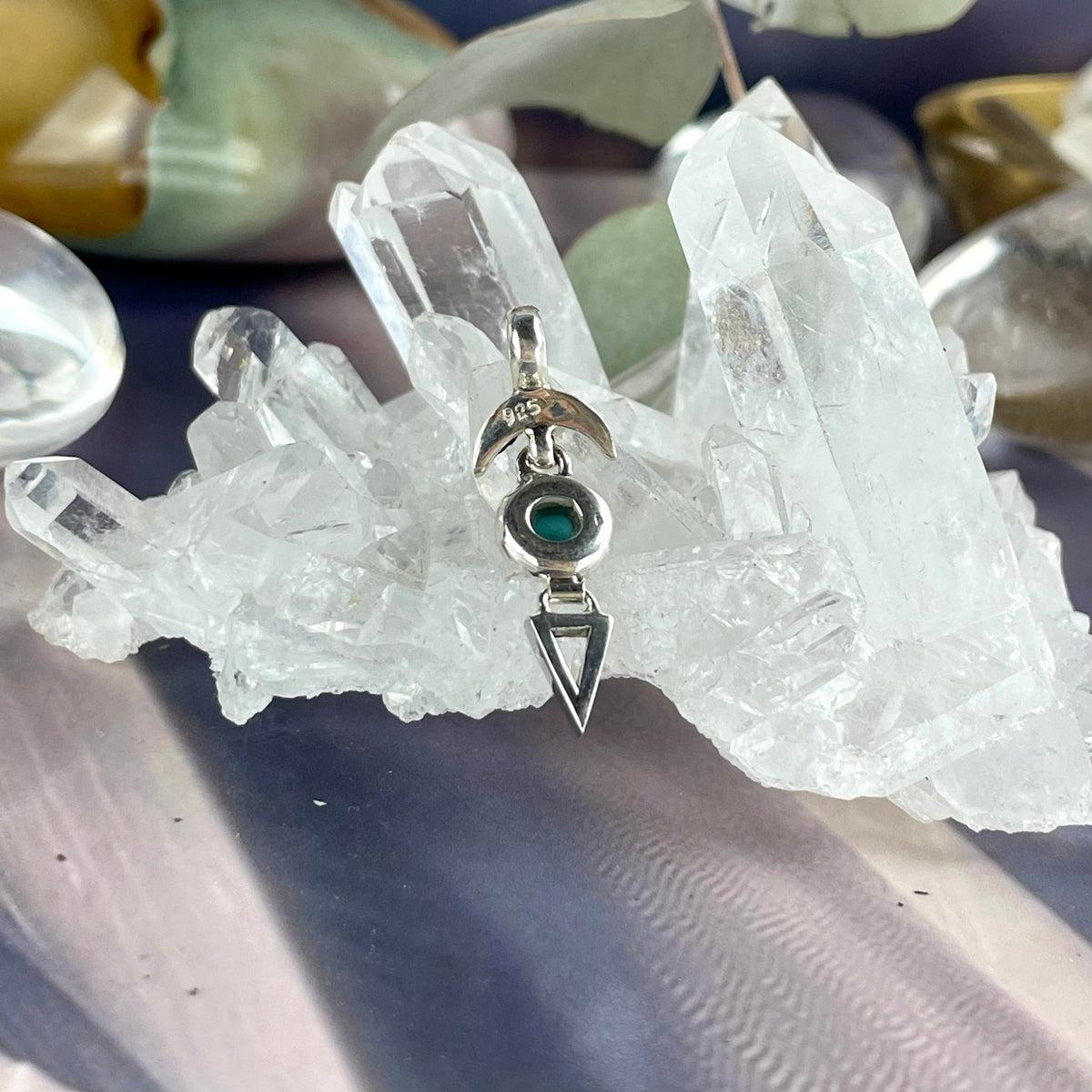Turquoise Earring And Pendant Set