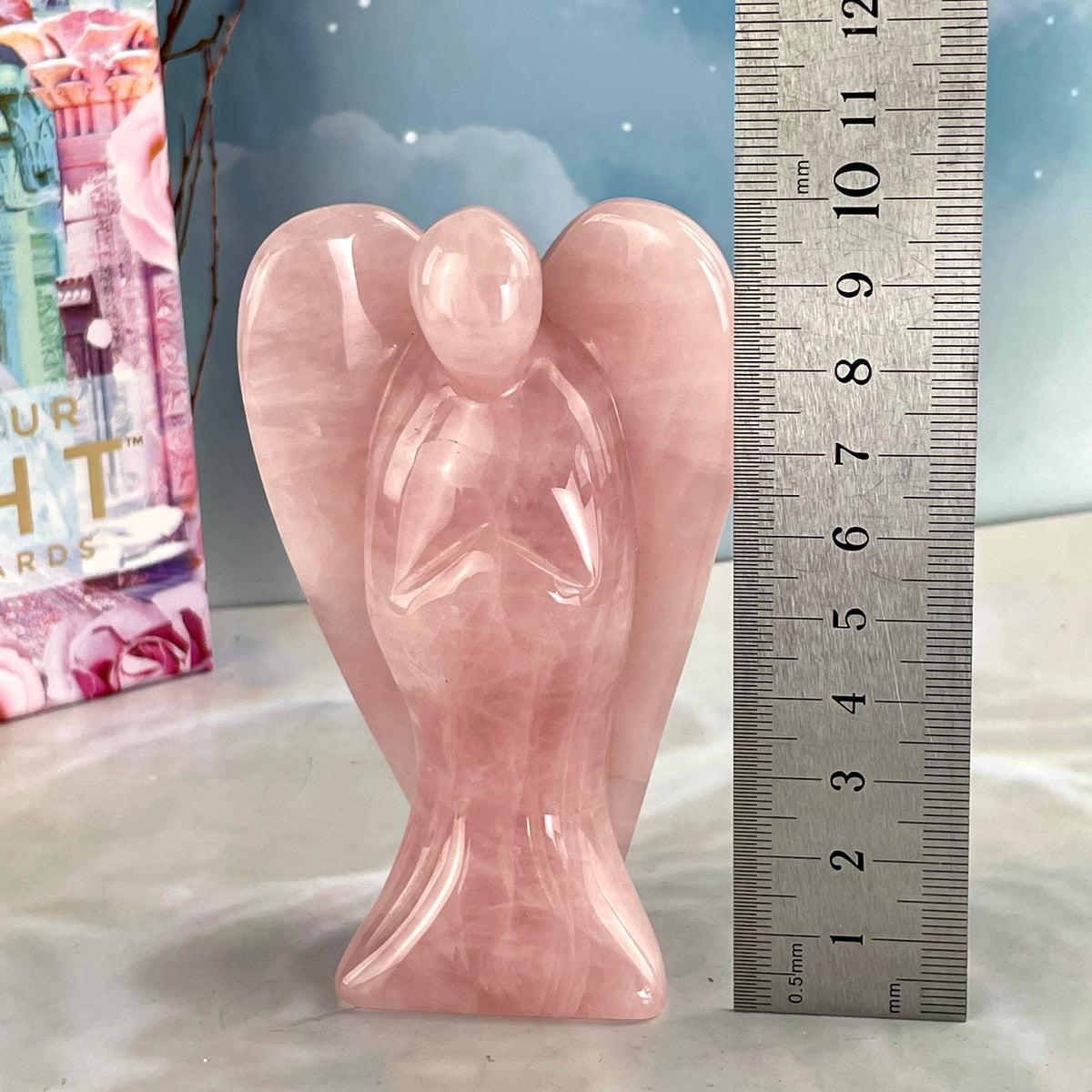 Rose Quartz High Grade Crystal Angel