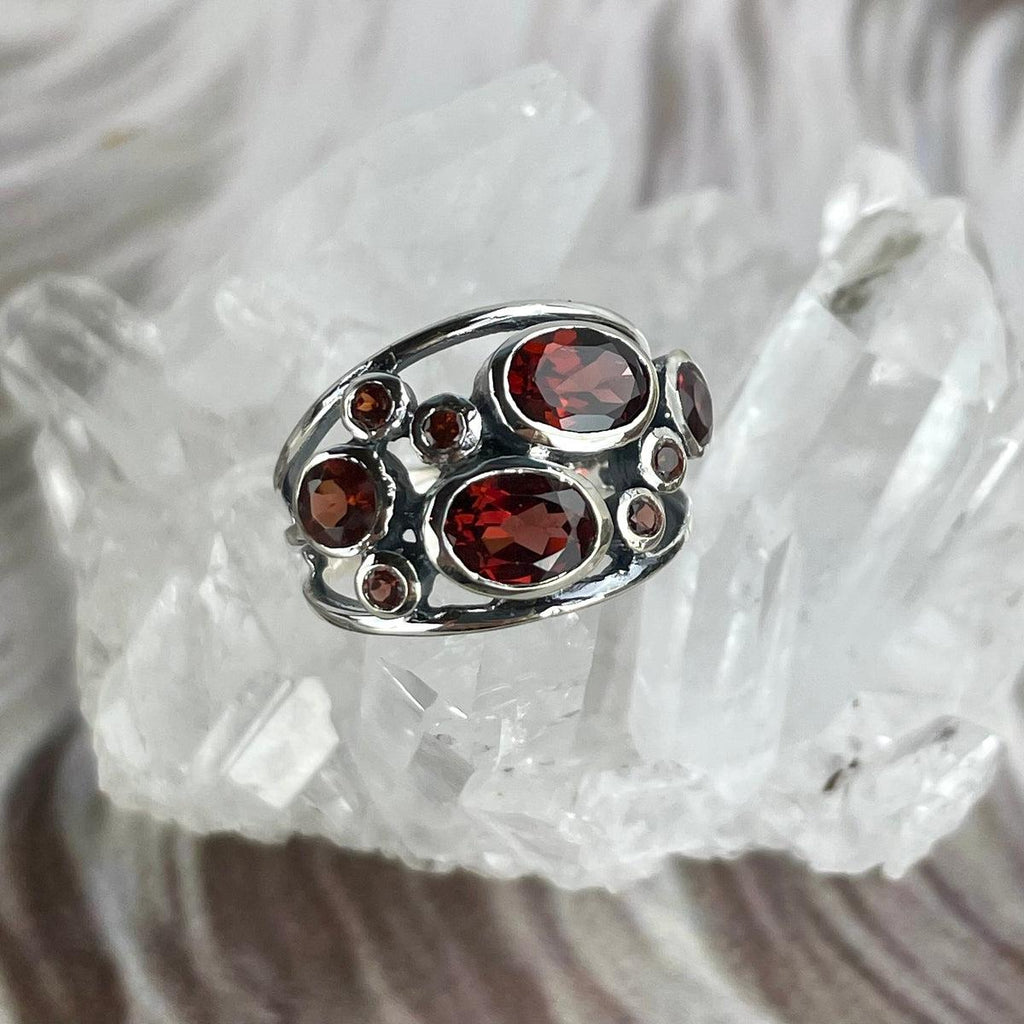 Unique Garnet Ring