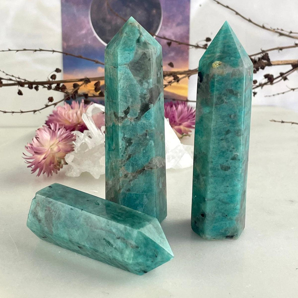 Amazonite Crystal Point