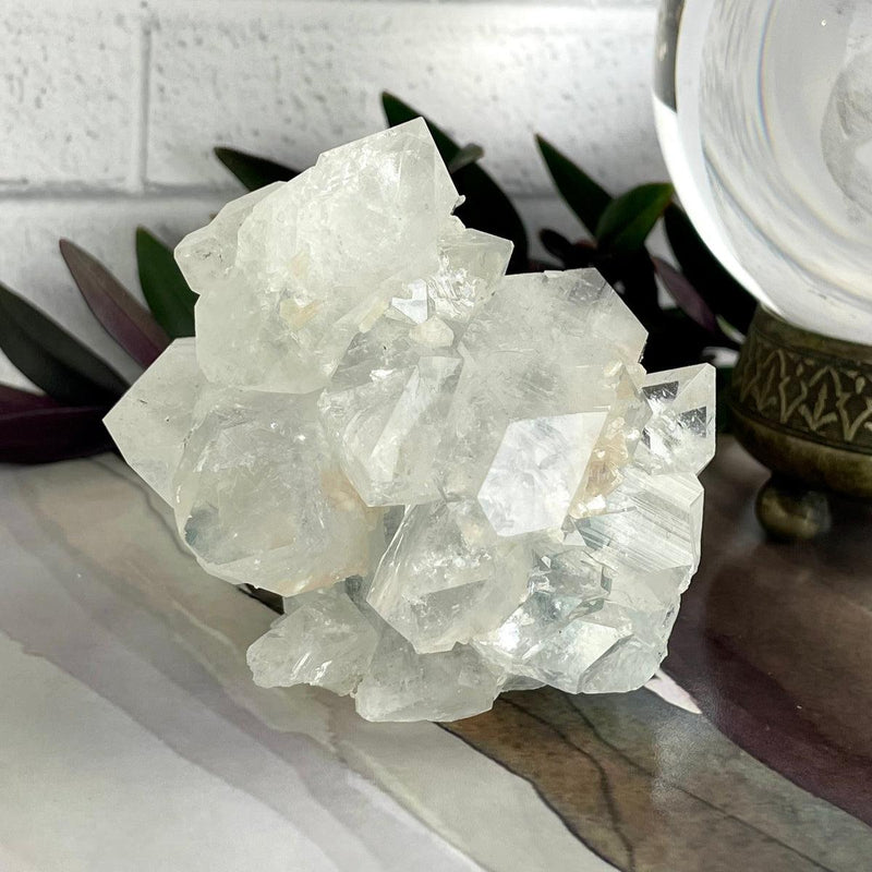 Apophyllite And Stilbite Crystal Flower