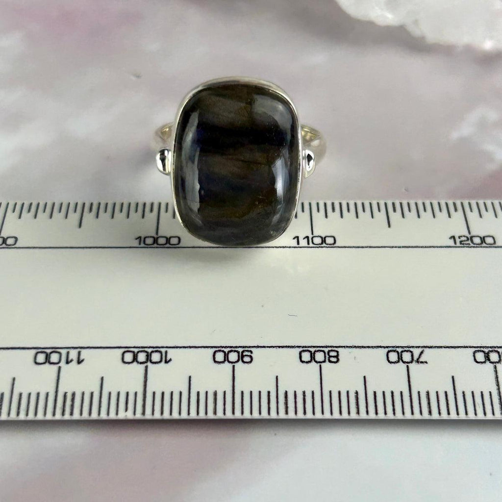 Modern Labradorite Ring