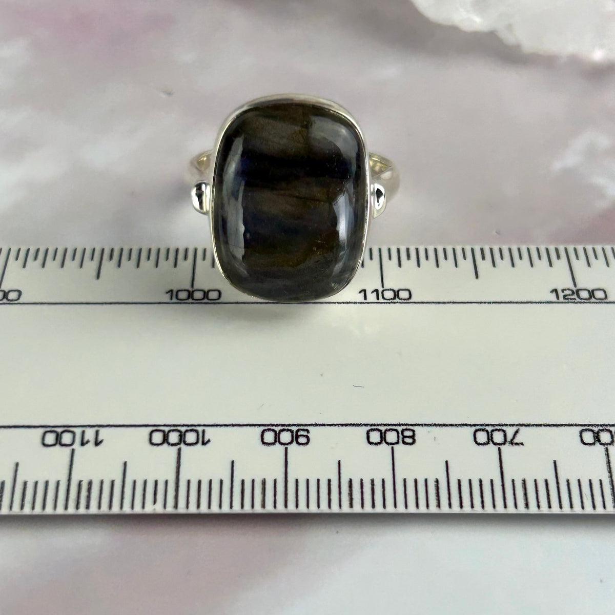 Modern Labradorite Ring