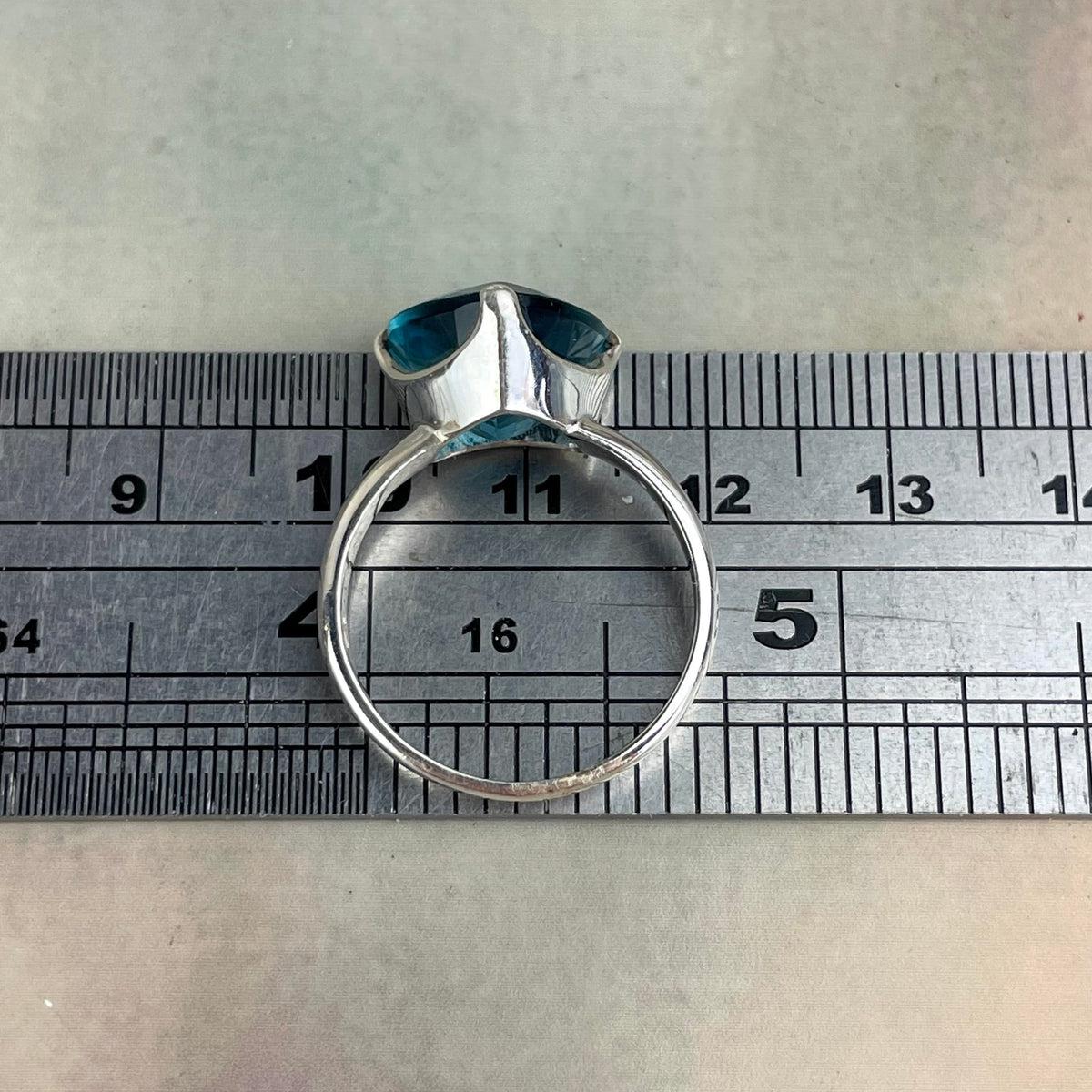 Bright Green Crystal Ring