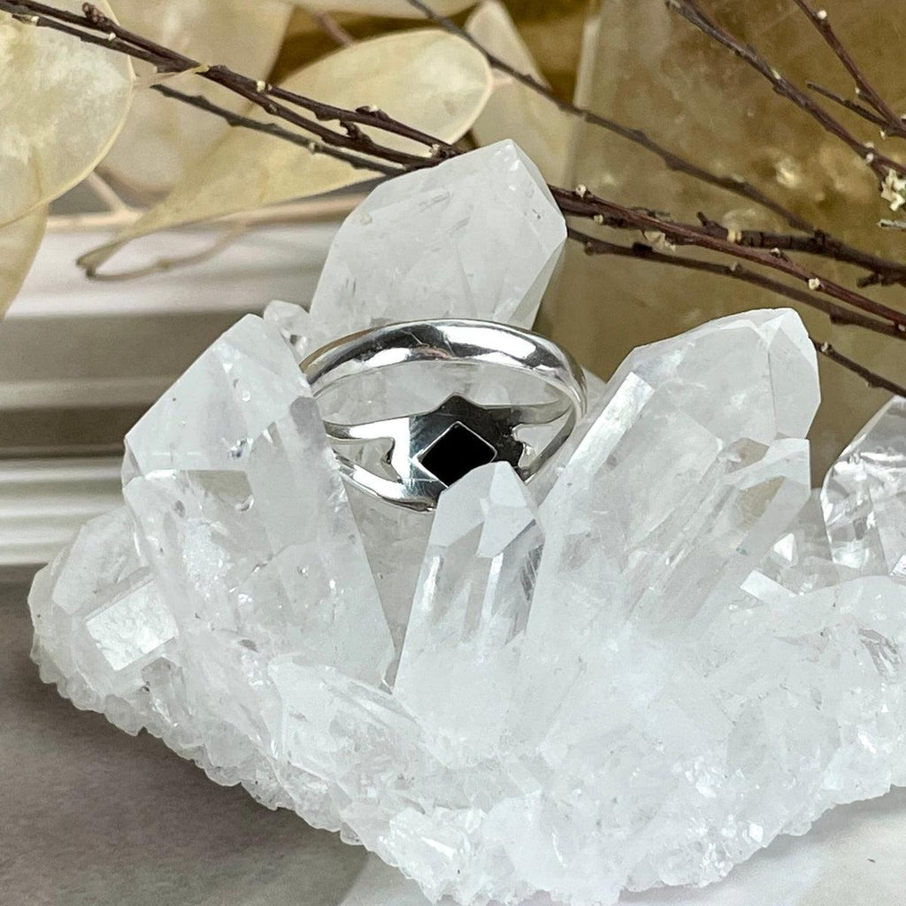 Sterling Silver Amber Ring