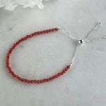 Red Crystal Bead Bracelet