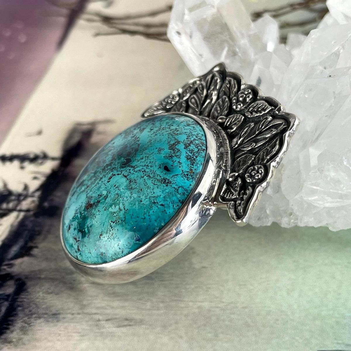 Garden Motif Gemstone Pendant