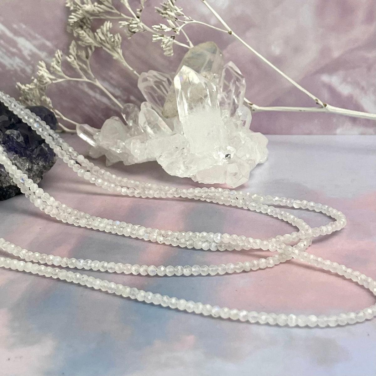 Moonstone Beaded Necklace