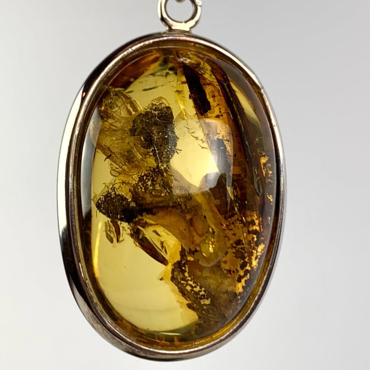 Fossilised Amber Pendant