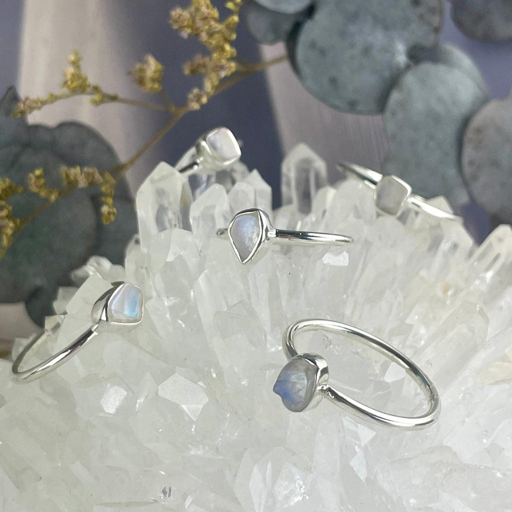 Moonstone Silver Ring