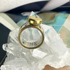 Brass And Sterling Silver Spinner Ring
