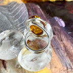 Oval Shaped Amber Ring